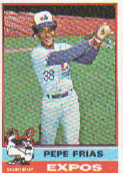1976 Topps Baseball Cards      544     Pepe Frias